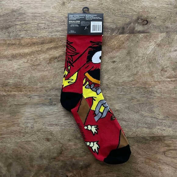 5/$20 NEW Adult The Muppets Animal Socks - Picture 2 of 3